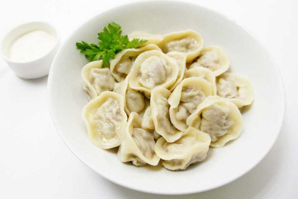 Пельмени с индейкой отварные