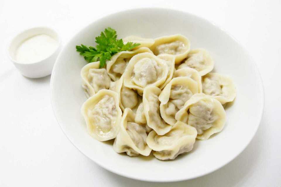 Пельмени с мясом отварные